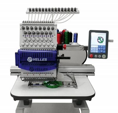 VELLES VE 27C-TS Одноголовочная 15-игольная вышивальная машина